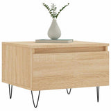 Coffee Tables 2 pcs Sonoma Oak 50x46x35 cm Engineered Wood 830867