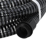 Suction Hose Black PVC, Brass 1.1 inch outer diameter Durable 151067