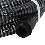 Suction Hose with Brass Connectors Black 1.1" 4 m PVC 151057