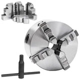 4 Jaw Self-Centering Lathe Chuck 125 mm Steel K12 125 146710