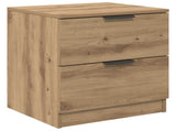 Bedside Cabinet with Drawer 2 pcs Artisan Oak 45 x 39 x 50cm 880508