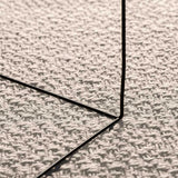 ZNTS Rug ZIZUR Cream 120x120 cm Jute Look Indoor and Outdoor 4010363