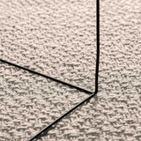 Rug ZIZUR Cream 120x120 cm Jute Look Indoor and Outdoor 4010363