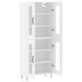 Highboard White 69.5x34x180 cm Engineered Wood 3198305
