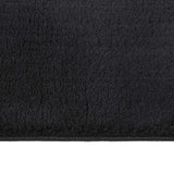Washable Rug Soft Shaggy Black 160x230 cm Anti Slip 3188007