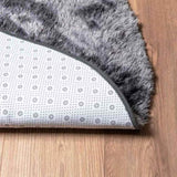 Shaggy Rug High Pile NAVARRA Dark Grey 200x200 cm Polyester 4102920