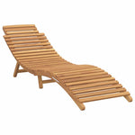 Sun Lounger Dark grey 188 x 55 x 59 cm Solid teak wood 42008390