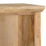 Highboard with Door 45x32x110 cm Solid Mango Wood 289098