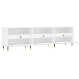 TV Cabinet White 150x30x44.5 cm Engineered Wood 831260