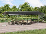 Free Standing Awning Anthracite 6 x 3 m Polyester 42033622