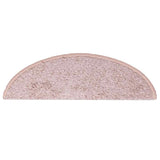 Stair Mats 30 pcs 56x17x3 cm Light Pink Half Round 3365807