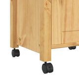 Kitchen Trolley MONZA 48x40x88.5 cm Solid Wood Pine 376088