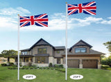 5.1*5.1*600cm Aluminum Alloy Splicing Flagpole Adjustable And Retractable Courtyard Outdoor Flagpole 76252619