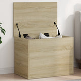Storage Box Sonoma Oak 60x42x46 cm Engineered Wood 840655