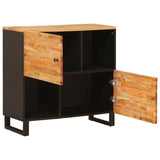 Side Cabinet Brown 80 x 33 x 75 cm Solid Mango Wood 4018323