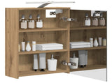 Bathroom Mirror Cabinet Artisian Oak 43 x 16 x 62.5 cm 889150