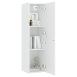 TV Cabinet White 30.5x30x110 cm Engineered Wood 803362
