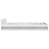 Bed Frame with Drawers without Mattress White 120x190 cm Small Double 3280776