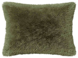 Cushion Cover 12 pcs HEERLEN Green 50 x 50 cm PV Fleece 911094