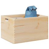 Wooden Box with Handles 40x30x23 cm Solid Wood Pine 4017394