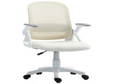 Breathable Mesh Office Chair, Ergonomic Swivel Computer Chair with Flip-up Armrests, Lumbar Back T3398P377425