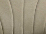 Upholstered Accent Chair with Rolled Arms and Wood Legs, Armchair for Living Room Bedroom, Beige T3398P329554