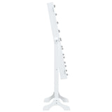 Free-Standing Mirror with LED White 34x37x146 cm 351766