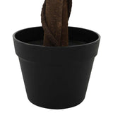 Artificial Ficus Plant Green 85 x 18 x 160 cm Fabric and Wood 42042067