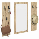 Wall-Mounted Coat Rack Wall-mounted Sonoma Oak 96 x 1.5 x 90 cm 874533