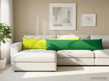 Cushion with Pillow HEERLEN 2 pcs Bright Green Polyester 926232