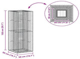 Gabion Raised Bed Silver 42033332