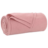 Throw Blankets 6 pcs Pink 170 x 130 cm Fleece 42017081