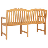 Handcarved Rose Bench 150 x 60.5 x 95 cm Solid Teak Wood 42030021
