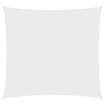 Sunshade Sail Oxford Fabric Square 5x5 m White 135251