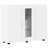 Wooden Cabinet White 88.5 x 30.5 x 73 cm Engineered Wood 880301