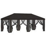 Gazebo Cover with Sidewalls 6 x 3 m Anthracite Polyester 190 900412