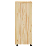 Rolling Cabinet with Drawers MOSS Clear Varnish Solid Pine wood 42032403