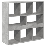 Room Divider Concrete Grey 100x33x94.5 cm Engineered Wood 3309513