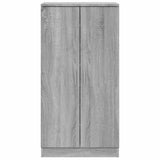 Shoe Cabinet Grey Sonoma 55x35x108 cm Engineered Wood 342669
