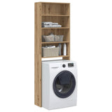Washing Machine Cabinet Artisan Oak 64x24x190 cm 856644