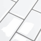 Subway Tile 20 pcs White Grey 30.5 x 30.5 cm 42021210