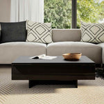 ZNTS Coffee Table High Gloss Black 244024