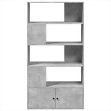 Bookcase Concrete Grey 100x36x189 cm Engineered Wood 3295327