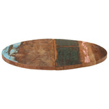 Round Table Top 70 cm 25-27 mm Solid Reclaimed Wood 286039