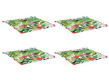 4-Piece Seat Cushions SOEST 4 pcs 100% Polyester Multicolour 944796