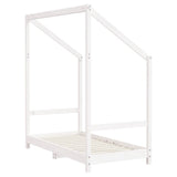 Kids Bed Frame White 2x cm Solid Wood Pine 3200593