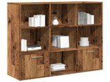 Book Cabinet Old Wood 98x29x97.5 cm Engineered Wood 855966