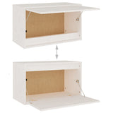 TV Cabinets 4 pcs White Solid Wood Pine 3100145