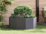 Planter Black 90 x 90 x 50 cm Steel 883752