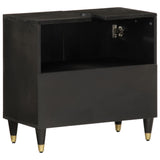Bathroom Sink Cabinet 62x33x58 cm Solid Wood Mango 358339